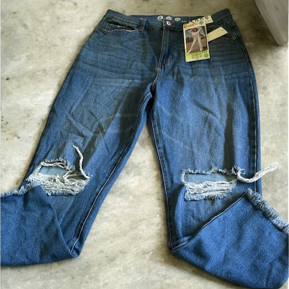 Peace love eco by rewash brand Jeans